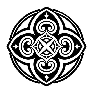 Kelt düğümü. vektör illüstrasyonu