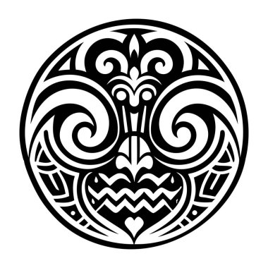 Kabile sanat tasarımının vektör illüstrasyonu