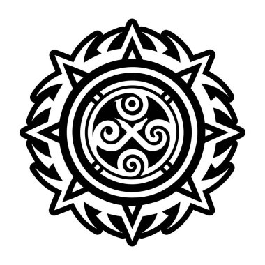 Kabile Dövme Vektör illüstrasyon