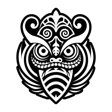 Kaplan kafası kabilesi. vektör illüstrasyonu