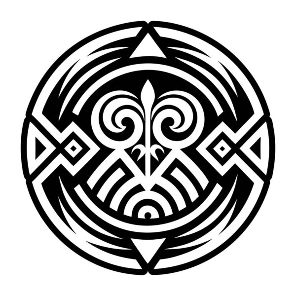 ethnic tribal design element vector illustration