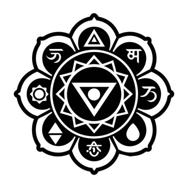 Kutsal geometrinin vektör çizimi.