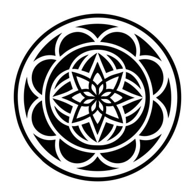 Mandala deseni beyaz iyi