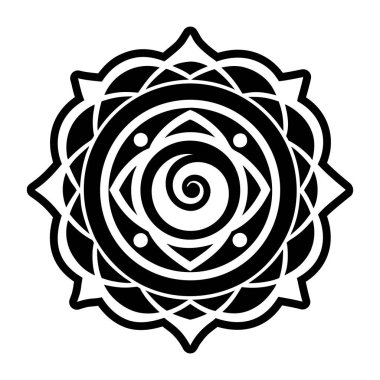 mandala. yuvarlak süs deseni ve dekoratif arka planı olan elementler.