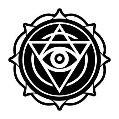 Göz simgesi, vektör illüstrasyonu