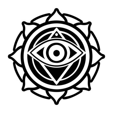 Kutsal geometri. Kutsal geometri. vektör illüstrasyonu.