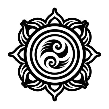 Dekoratif tasarım elemanları. Dekorasyon için tasarım. Geometrik süs.