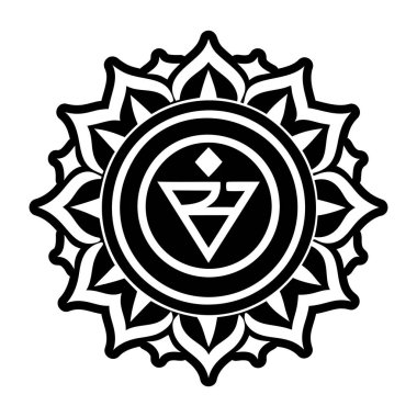 Güneş simgesi, basit siyah stil