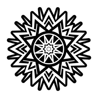 Bir yıldızın vektör illüstrasyonu