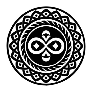 kabile tasarım ögesi, vektör illüstrasyonu, simge veya sembol tasarım ögesi