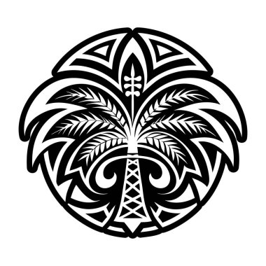 soyut siyah-beyaz desen