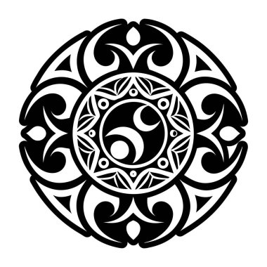 siyah ve beyaz süs.