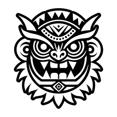 siyah ve beyaz maymun çizimi