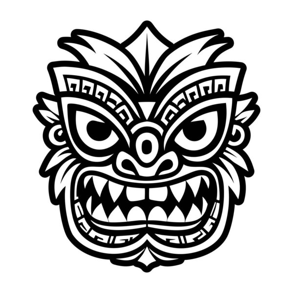 vector illustration of the face of a lion. the head of a lion face.