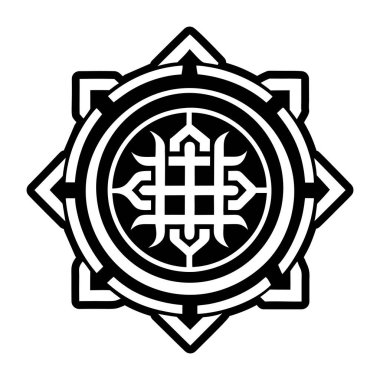 Çin geleneksel fenerinin vektör illüstrasyonu