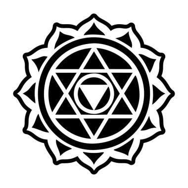 Kutsal mandala vektör çizimi