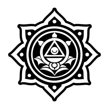 Kutsal geometrinin vektör çizimi