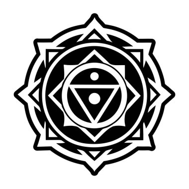 izole edilmiş pentagram simgesi. vektör çizimi tasarımı