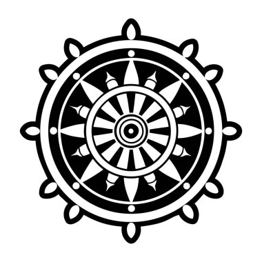 izole edilmiş tekerlek simgesi