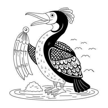 Vektör illüstrasyonu, çizgi film simgesi ögesi arkaplanı