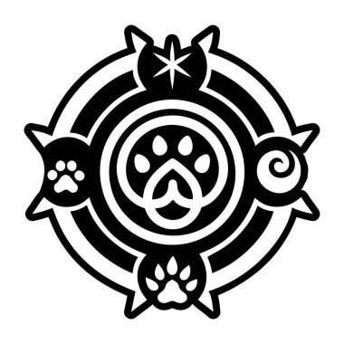 Hayvan enerjisi sembolünün doldurulmuş bir simgesi