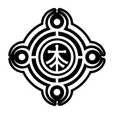 Katı biçimdeki ilahi sembol simgesi