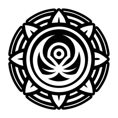 Doğal şifa sembolünün katı bir simgesi.