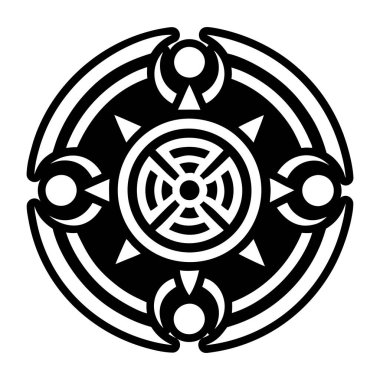 Reiki yıldız sembolünün katı biçim simgesi