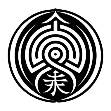 Katı biçimde Reiki ruh simgesi