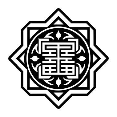 Budist sutralarının sağlam bir simgesi.