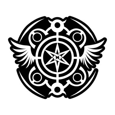 Göksel varlıkların sembolü olan bir sembol.