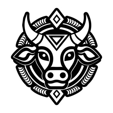 Nandi Bull sembolünün doldurulmuş bir simgesi.