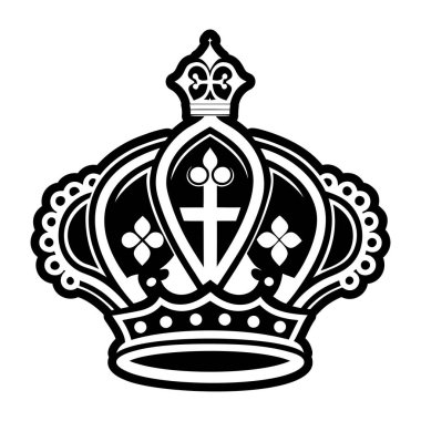 Papalık tacı sembolünün doldurulmuş bir simgesi