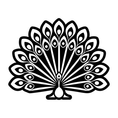 Tavus kuşu tüyü sembolünün bir simgesi