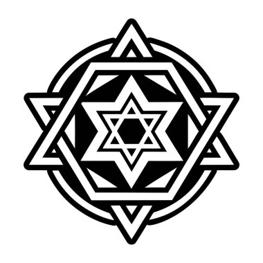 David Star sembolünün bir simgesi.