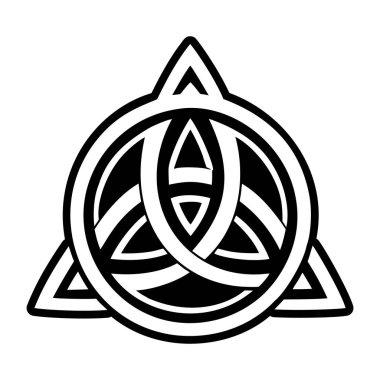 Üçlemeci simgesi simgesi katı biçiminde