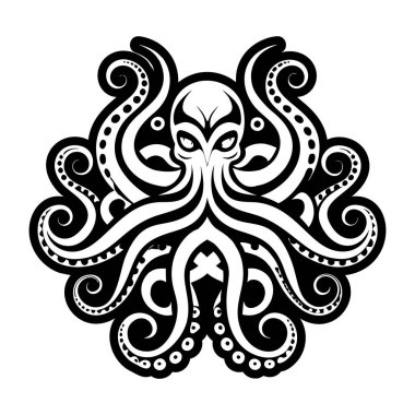 Ahtapot dokunaçlarının glifli simgesi