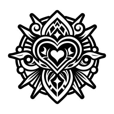 Okul dövmesinin doldurulmuş stil simgesi