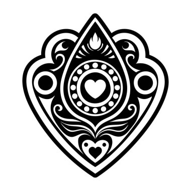 Planchette dövme simgesi kabartma biçiminde dizayn edildi