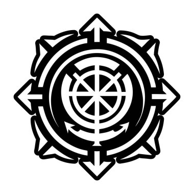 Dikkat sembolünün katı biçim simgesi