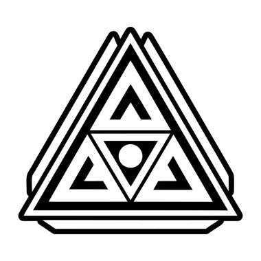 Katı biçimde üçgen simgesi simgesi