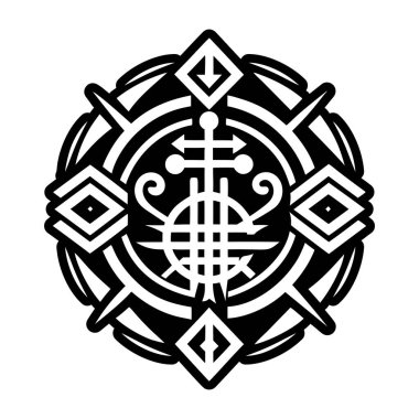 Serseri dövme sembolünün katı bir simgesi