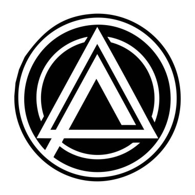 Üçgen sembolünün tam biçimli simgesi