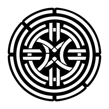 Sarma sembolünün doldurulmuş bir biçim simgesi