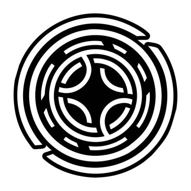 Girdap simgesi simgesi biçiminde girinti simgesi