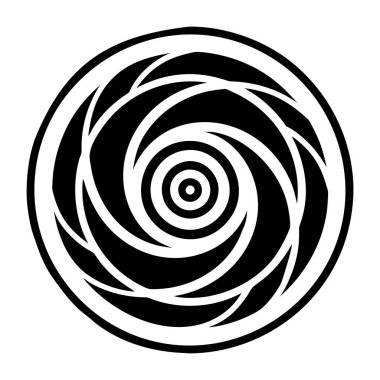 Girdap simgesinin katı biçim simgesi