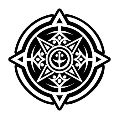 Doğaüstü sembolün doldurulmuş bir simgesi