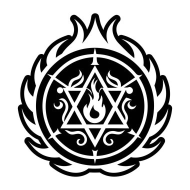 Dolu biçimdeki sonsuz alev simgesi