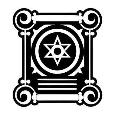 Sihirli büyü simgesi tam biçiminde