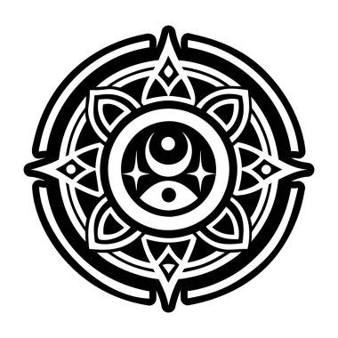 Ay tılsımının doldurulmuş bir simgesi